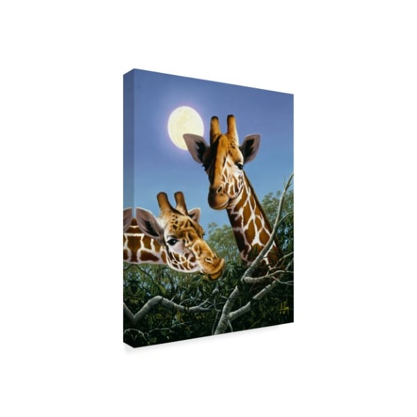 Anthony Casay 'Giraffes 2' Canvas Art,18x24